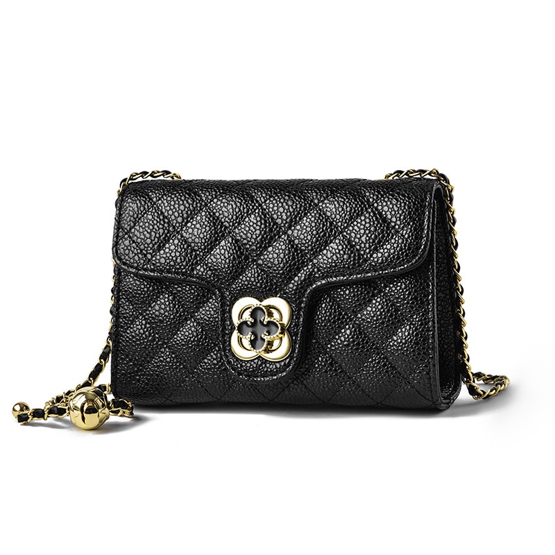 Túi Xách Đeo Vai Hình Vuông Cỡ Nhỏ Phong Cách Mới Phối Dây Xích Thời Trang Cho Nữ