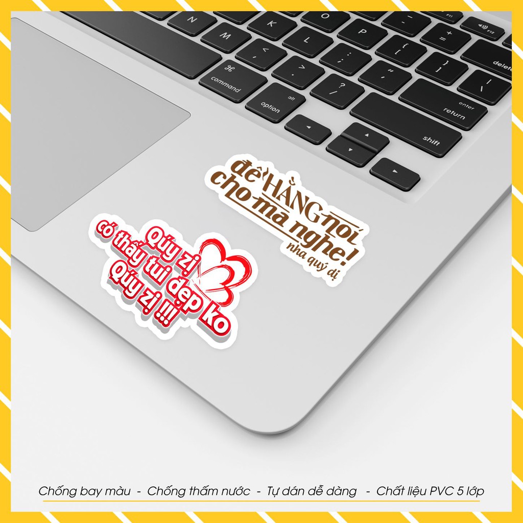 Hình Dán Cô Phương Hằng Meme - Sticker Dán Mũ Bảo Hiểm Chống Nước Cắt Sẵn Từng Hình Kích Thước A5