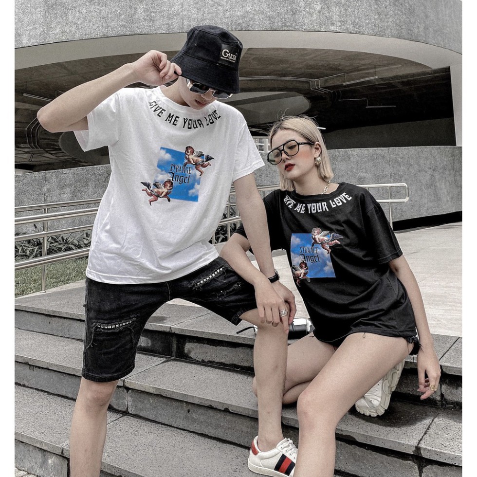 Áo thun nam nữ 👑 áo phông 👑 dáng Unisex form rộng phong cách Ulzzang - chất vải phông mềm mịn in 5D dày dặn T1 | BigBuy360 - bigbuy360.vn