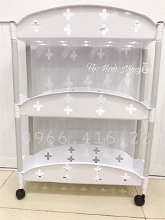 KỆ 3 TẦNG CÓ BÁNH XE