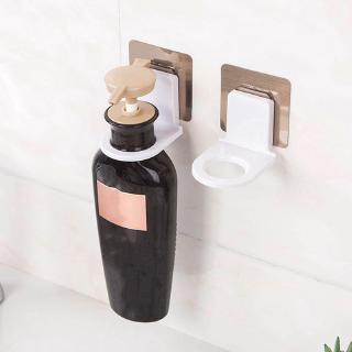 A space-saving multi-purpose kitchen / bathroom wall-mounted bottle holder