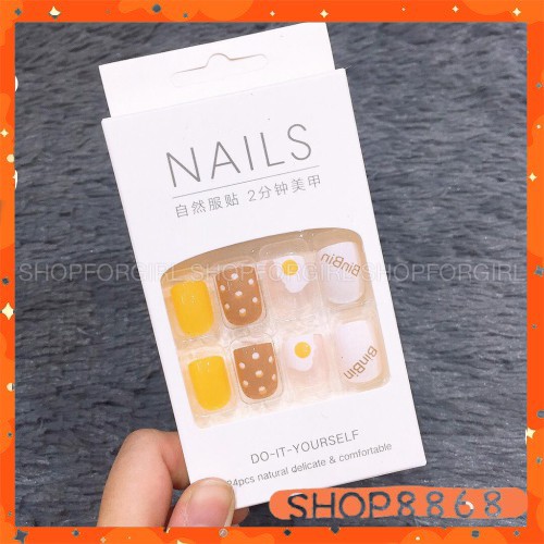 Set 24 nail dán móng nhiều mẫu (VER1)-shop8868