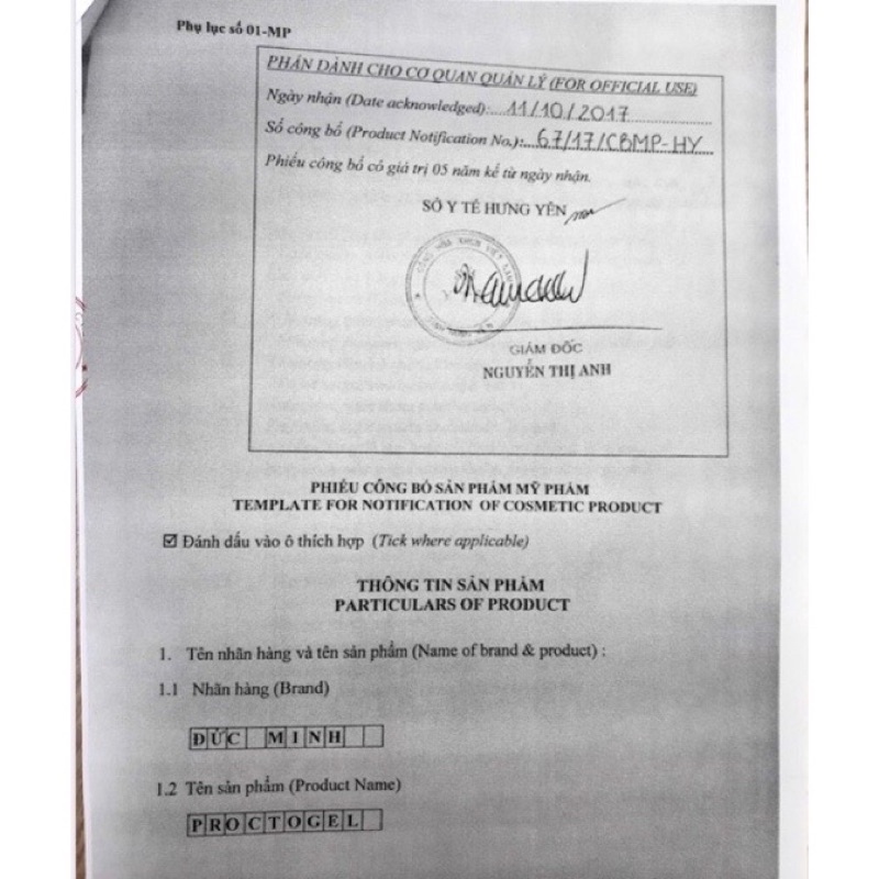 Kem bôi PROCTOGEL giảm đau rát và ngứa do trĩ