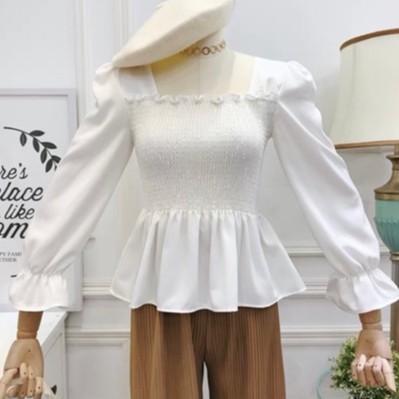 [ Mã WASTAPR giảm 10K đơn 50K] Áo nhúng tay dài cổ Vuông nữ - CAROTSHOP | BigBuy360 - bigbuy360.vn