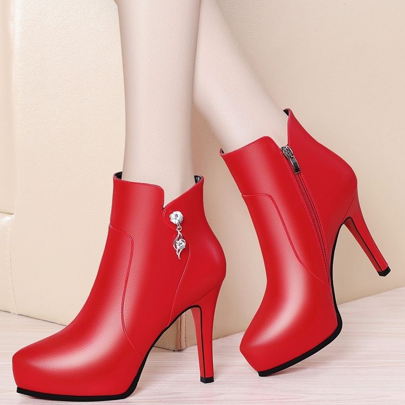 Giày Bốt Cao Gót Nhọn Thời Trang Thu Đông 2019 Cho Nữ | BigBuy360 - bigbuy360.vn