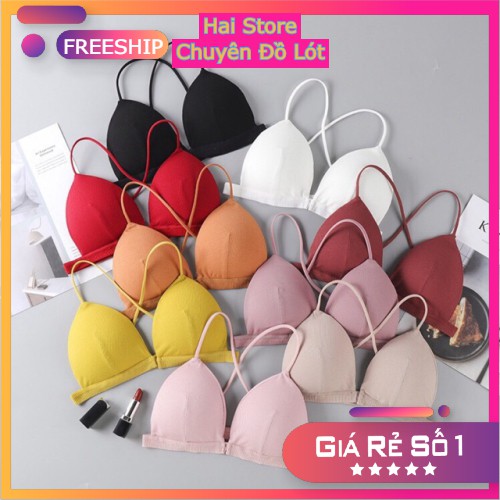 ❤️FREE SHIP❤️ Áo Bra Gân Tăm Cài Trước , Dây Lưng Chéo Quyến Rũ 508