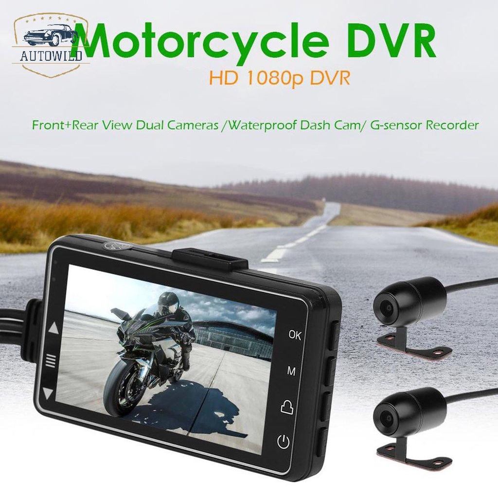 Máy Quay Hành Trình Phía Trước + Sau Cho Xe Mô Tô Se300 | BigBuy360 - bigbuy360.vn