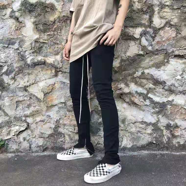 Quần jean nam zip thời trang - jean co giãn