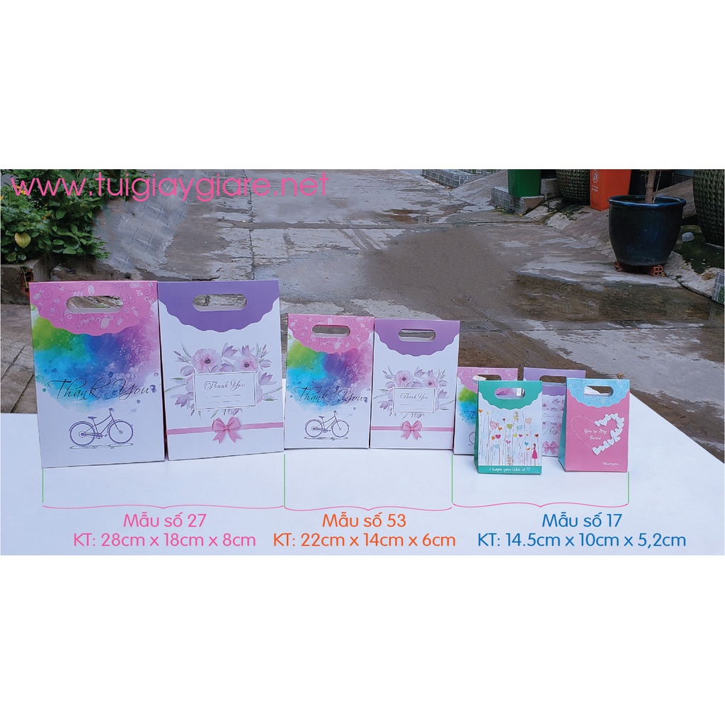 25 cái - Túi giấy nắp gấp đựng nước hoa mỹ phẩm đồ lót phụ kiện quà tặng = Mẫu số 53