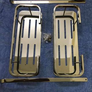 Kệ thẳng 2 tầng để đồ nhà tắm inox sus 304