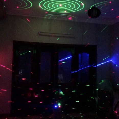 Đèn Nấm Trụ 11 Mắt Laser