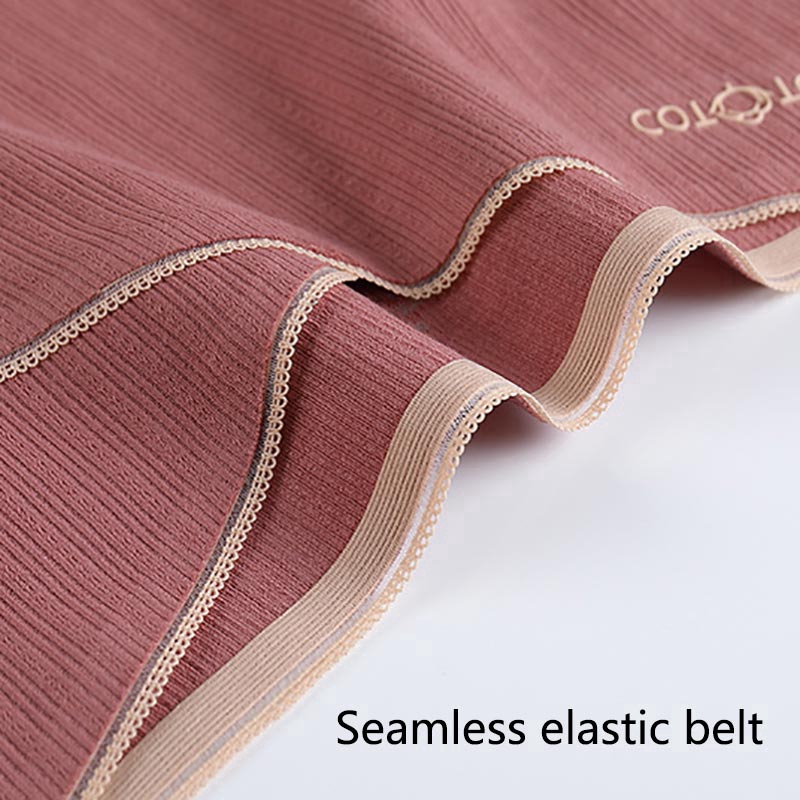 Quần lót lụa cotton mềm chống khuẩn kiểu chữ V cho nữ M-4XL