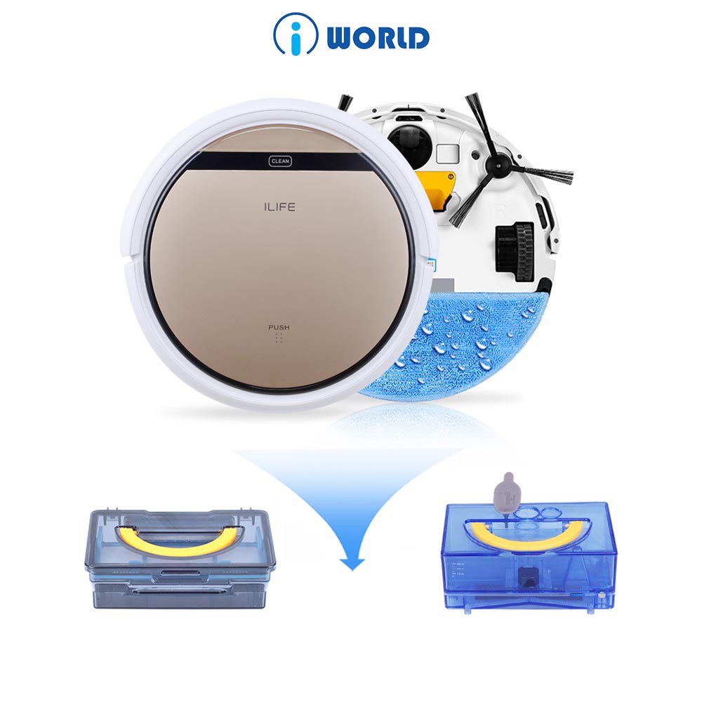 Robot hút bụi và lau nhà , máy hút bụi tự động iLife V5S Pro bản Quốc tế chính hãng nguyên seal bảo hành 12 tháng