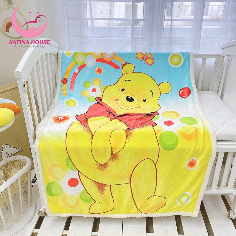 Chăn cho bé 1mx1m4, chăn mền lông dày dặn đắp ấm , cực mềm mịn sướng tay, nhiều họa tiết rất đáng yêu