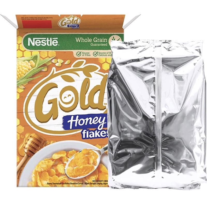 HỘP 370g Ngũ Cốc Ăn Sáng NESTLE GOLD HONEY FLAKES