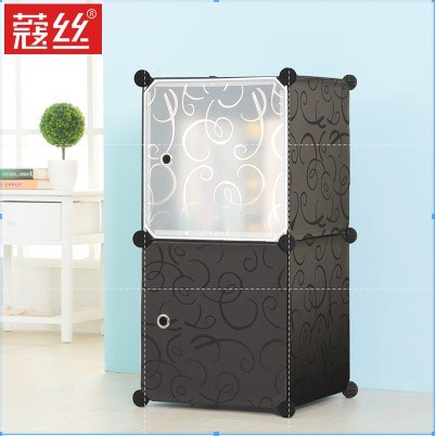 TỦ NHỰA GHÉP 2 Ô SÂU 37cm ( IB CHỌN MẪU)