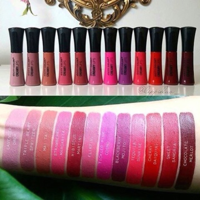 Son kem lì City Color Creamy Lips chính hãng nhiều màu