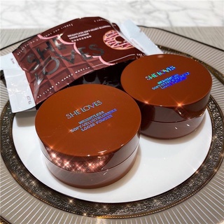 Phấn phủ kiềm dầu bánh quy she loves cao cấp phẩn bột cố định lớp nền không trôi nâng tone tự nhiên che khuyết điểm