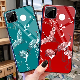 Ốp Lưng Realme C11 Mặt kính cường lực Cao Cấp, Sang Trọng thiết kế Độc Quyền