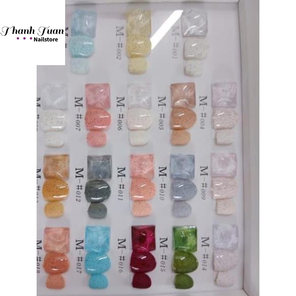 Set sơn gel nhũ flash 16 màu chính hãng tặng kèm bảng màu - Sơn gel cao cấp  - Phụ kiện đồ nail