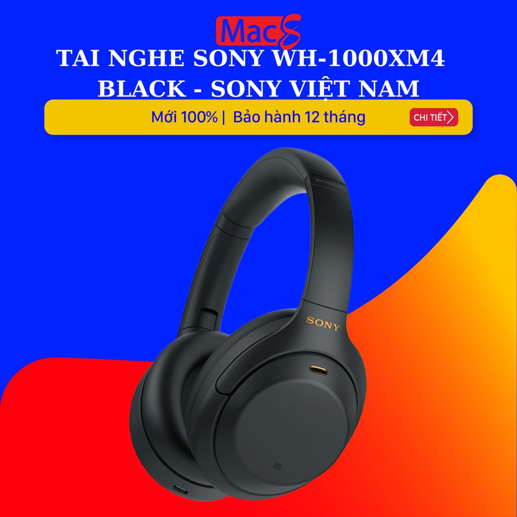 Tai nghe Sony WH1000XM4 Black Chính hãng Sony Việt Nam