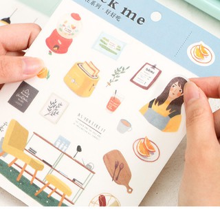 Set Sticker Stick Me giấy washi