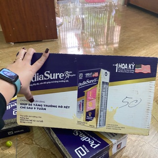 [CHÍNH HÃNG] SỮA NƯỚC PEDIASURE 110ml VỈ 4 hộp giấy tiện lợi