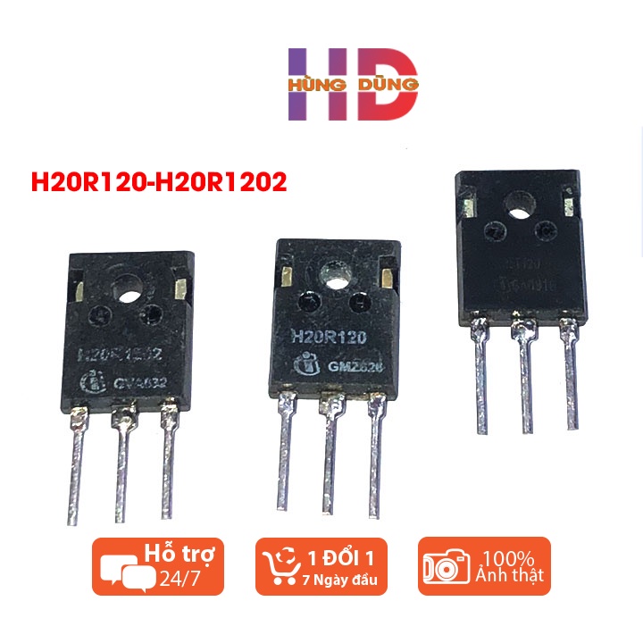IGBT bếp từ H20R120 H20R1202 H20T120 H20R1203 bóc máy