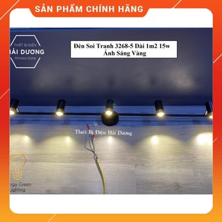 Đèn soi tranh - Đèn rọi gương Led 5 Đèn chiếu sáng 3268-5 15w Ánh Sáng Vàng - Điều chỉnh được góc chiếu