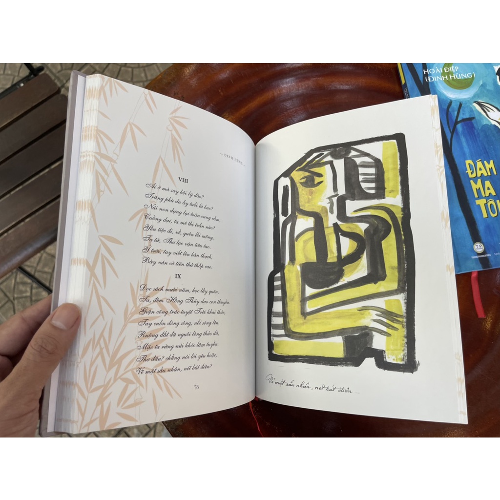 Sách - Mê Hồn Ca – Đinh Hùng – Truongphuongbooks - bìa cứng in màu giấy mỹ thuật