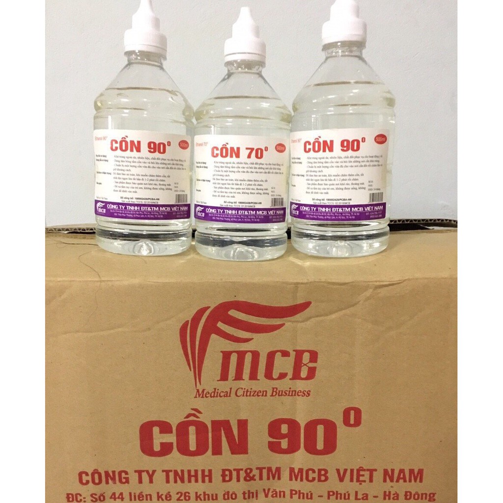 CỒN 90 ĐỘ SÁT KHUẨN 500ML