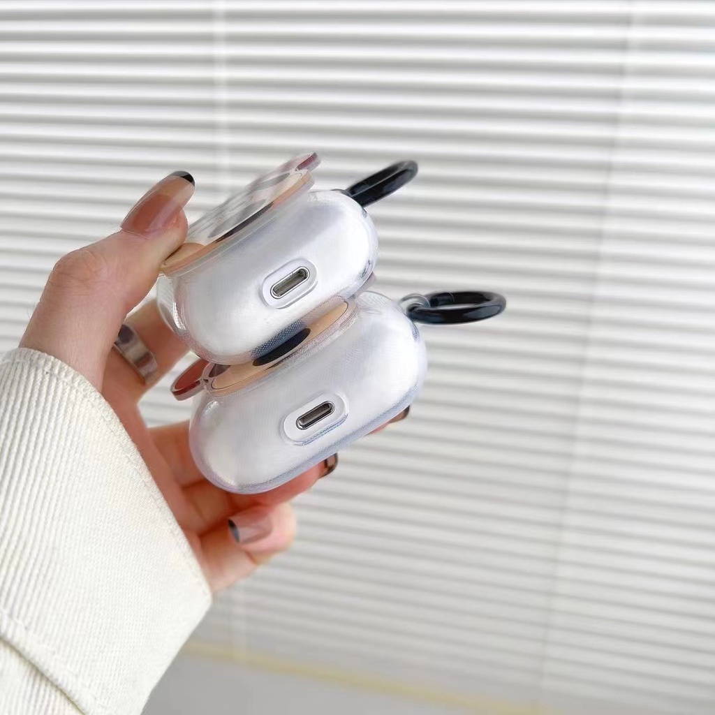 Vỏ Bảo Vệ Hộp Sạc Tai Nghe Bluetooth AirPods 1 2 pro 3 2021 gen3 Bằng Silicon Tpu Trong Suốt Họa Tiết Chú Chó Dễ Thương