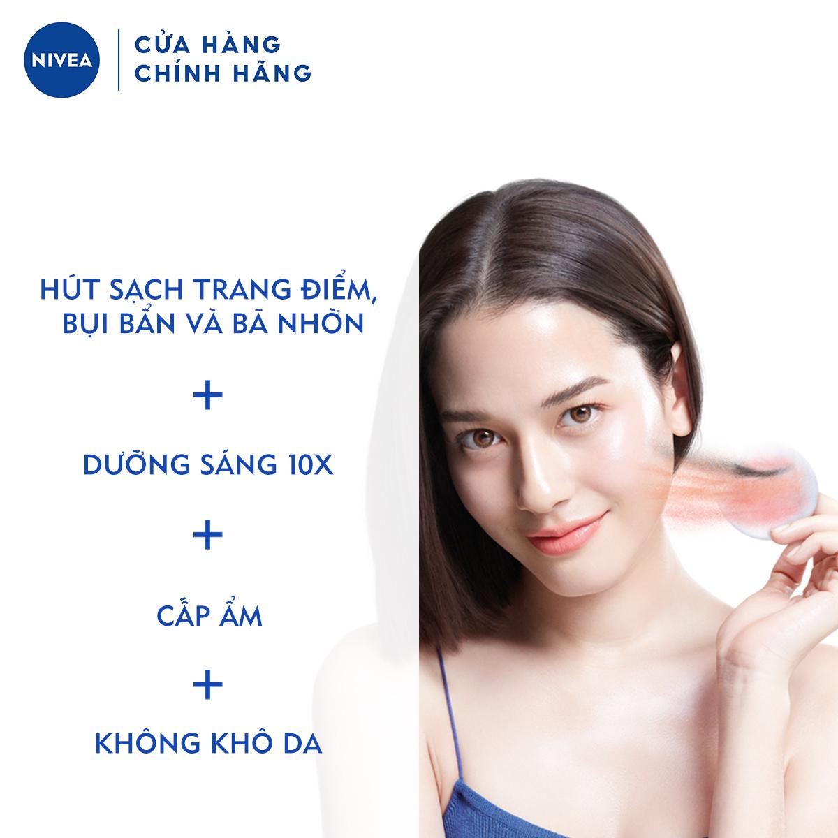 Nước tẩy trang NIVEA làm sáng da Pearl White Micellar Water (125ml) - 84910