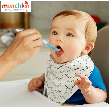 Lẻ 1c : Thìa Muỗng Mềm Munchkin Cho Bé Ăn Cháo Bột( bán tách lẻ)