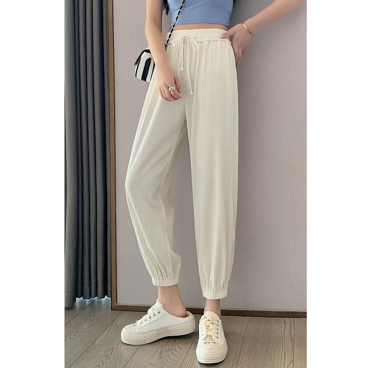 Quần ZHELIHANGFEI có dây rút thiết kế mới cao cấp thời trang dành cho nữ