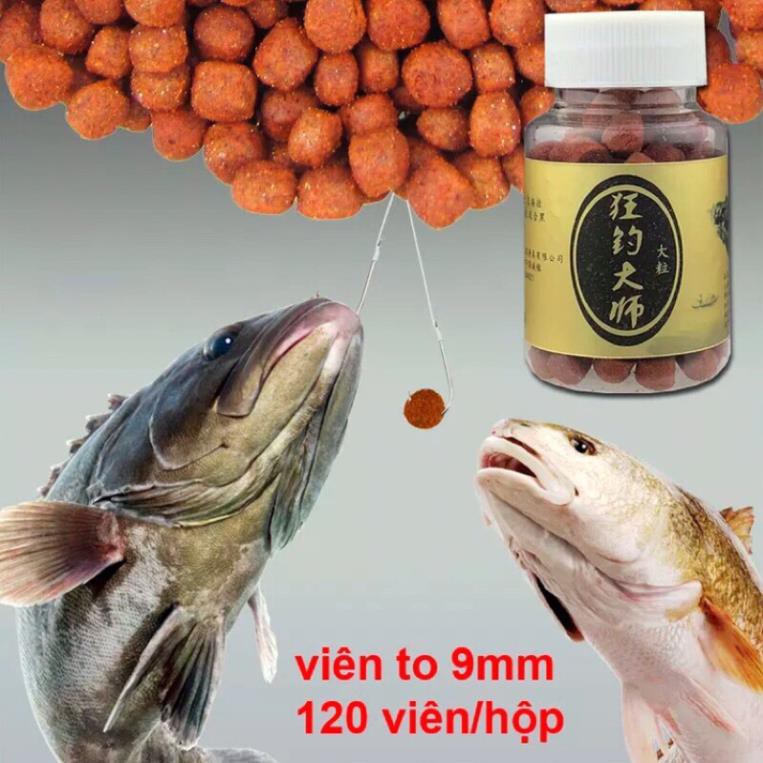 Mồi cá dạng viên cám dễ sử dụng hàng sale bão mạnh đồ câu FISHING_HD