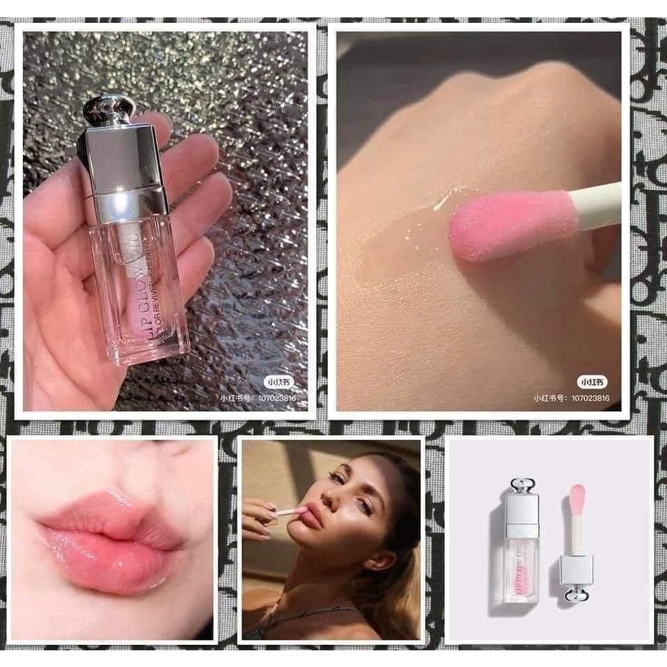 Son dưỡng Dior Lip Glow Oil màu 001, 007 .