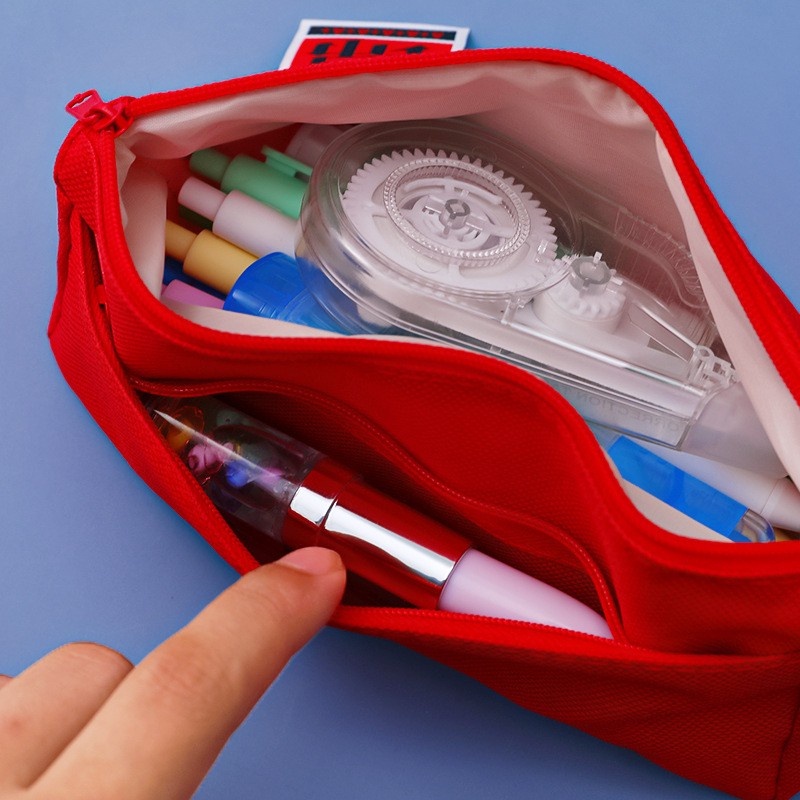 Túi Đựng Bút Bằng Vải Oxford Sức Chứa Lớn Sáng Tạo Cho Học Sinh