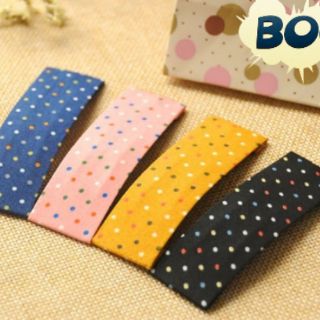 Kẹp tóc mái chấm bi