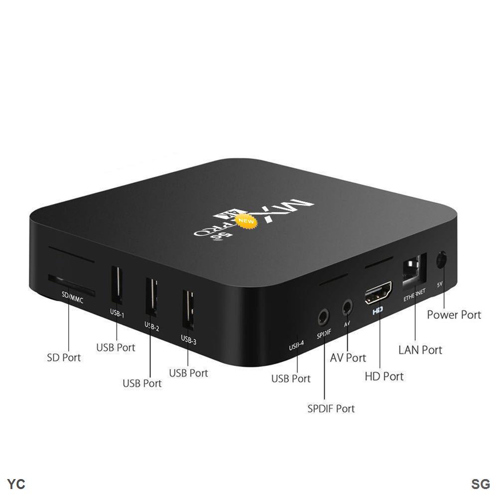 Đầu TV Box MXQ Pro 4K 5G Android 10 TV Box 4K HD Và BàN PhíM i8 S905W ChấT LượNg Cao