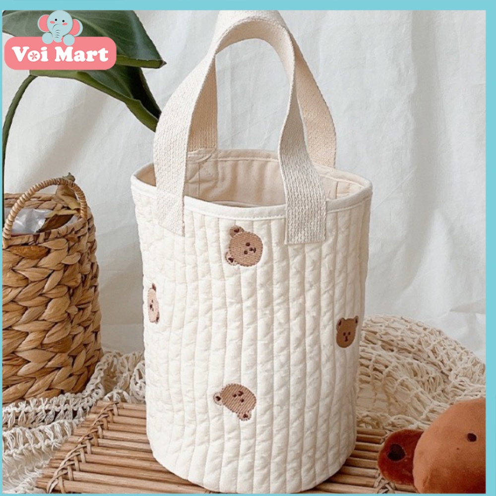 Túi Đựng Đồ Treo Xe Đẩy Đa Năng Cho Bé, Túi Đựng Bỉm Sữa Khi Ra Ngoài Phong Cách hàn Quốc