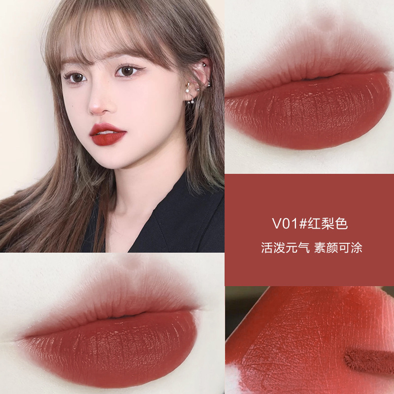 [Hàng mới về] Son kem lì 8 màu tùy chọn mịn như nhung