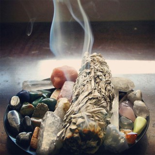 Xô Thơm Trắng - White Sage (Bó 10-12 cm) (Mystic House Tarot Shop)