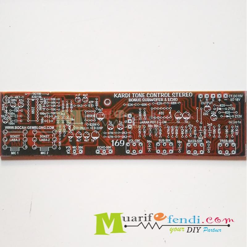 Bảng Mạch Điều Khiển Âm Thanh Nổi Pcb Plus Mic Echo Pt2399 Kardi