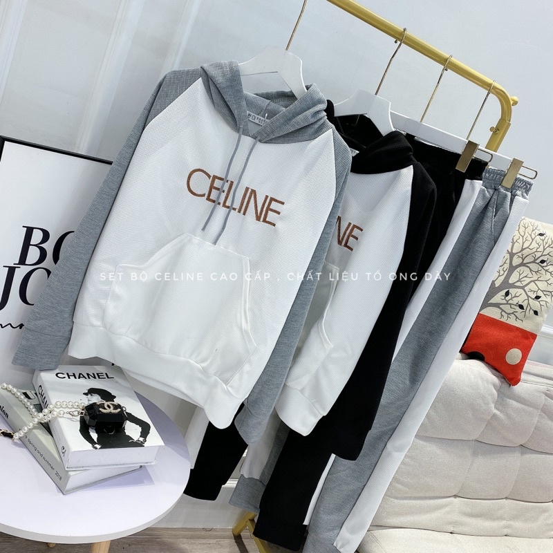 [ 𝐅𝐑𝐄𝐄 𝐒𝐇𝐈𝐏 ] SÉT BỘ CEL.NE SIÊU ĐẸP LUÔN Ạ  CHẤT VẢI SỐP TỔ ONG HÀNG L1