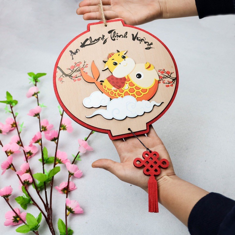 Bảng Gỗ Decor Trang Trí Nhà Cửa Ngày Tết