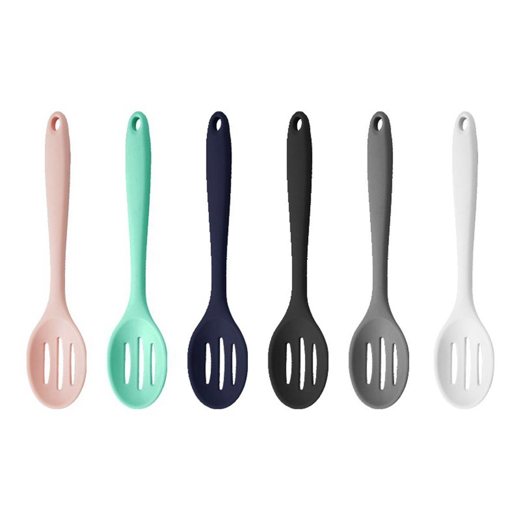 [COD] Muỗng Nấu Ăn Bằng Silicone Chịu Nhiệt Chống Dính Tiện Dụng Cho Nhà Bếp