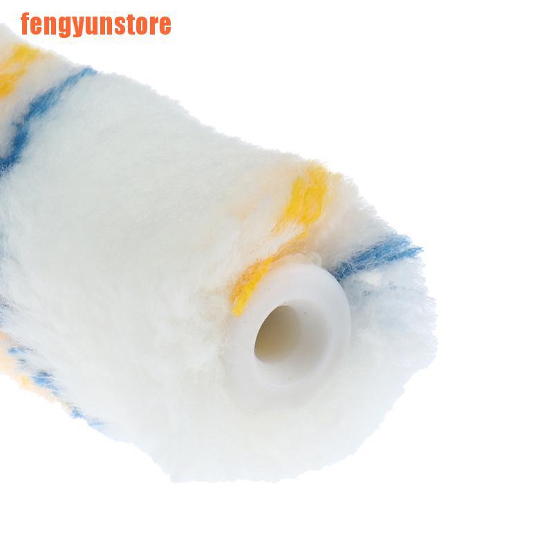 【pen】10pcs 4 inch Craft Paint Foam Rollers Decorative Corner Roller Brush Roll