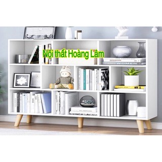 Tủ kệ sách chân gỗ đa năng dài  120cm