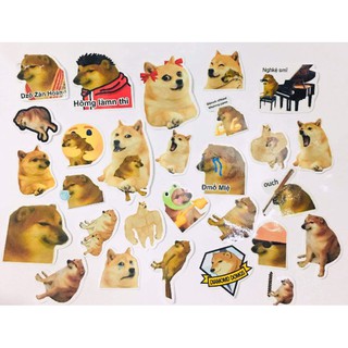 sticker cheems meme (combo 10-50 cái)